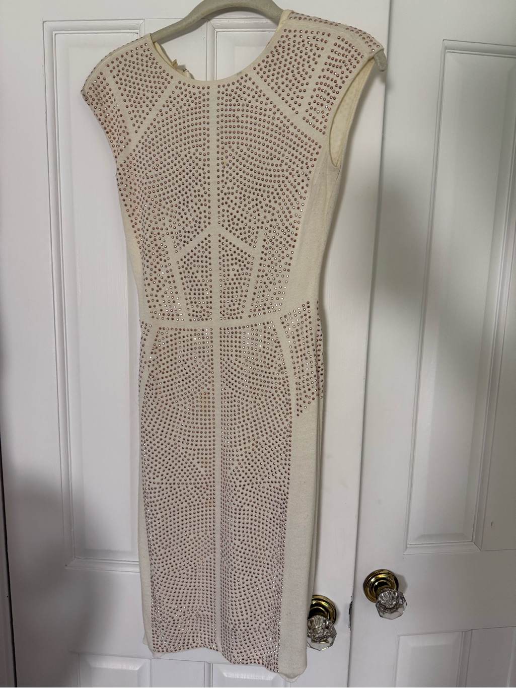 Rebecca Taylor Ivory Nailhead Dress